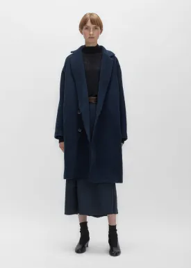 Angora Wool Cocoon Coat