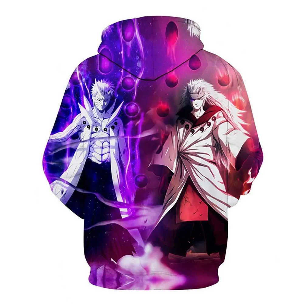 Anime Naruto 3D Hoodies Streetwear Sweatshirt Casual Hoody Men Women 3D Pullover Harajuku Tracksuit Male Hip Hop Hooded DropShip