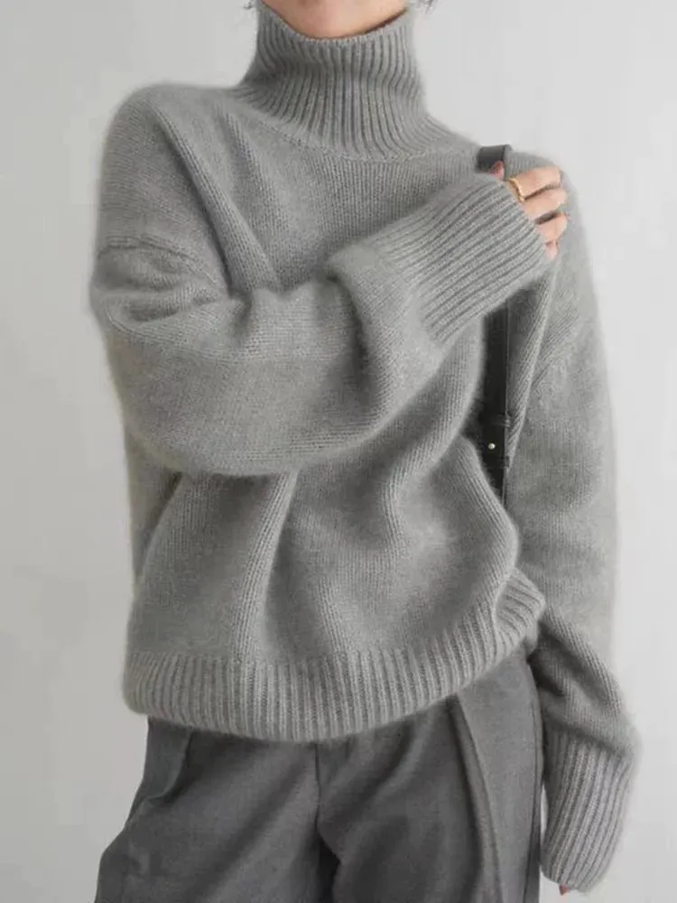 ANNA™ | WOOL TURTLENECK SWEATER FOR WOMEN