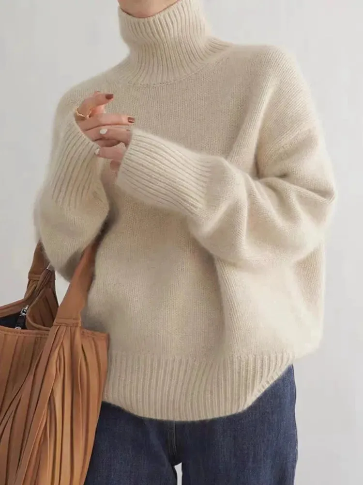 ANNA™ | WOOL TURTLENECK SWEATER FOR WOMEN