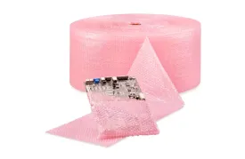 Anti-Static Bubble Wrap® Strong Bubble Roll - 3⁄16", 12" x 750', Perforated