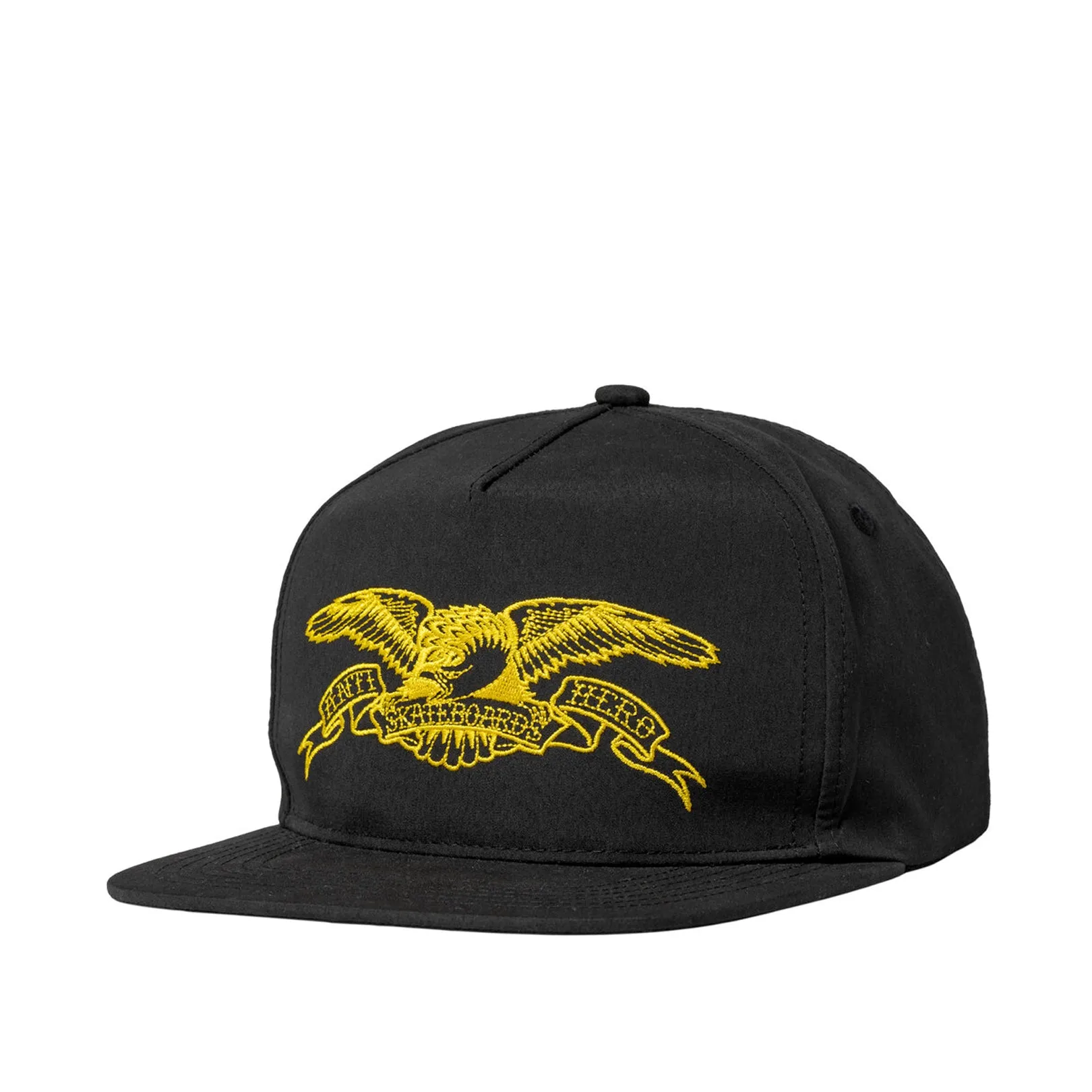 Antihero Basic Eagle Snapback Cap Black/Mustard