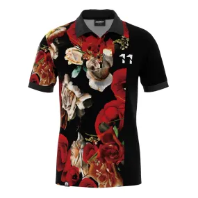 Antique Flowers Polo Shirt