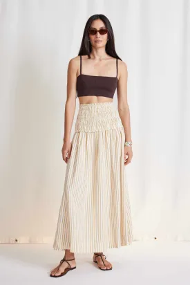 APIECE APART - ORA SMOCK MAXI SKIRT