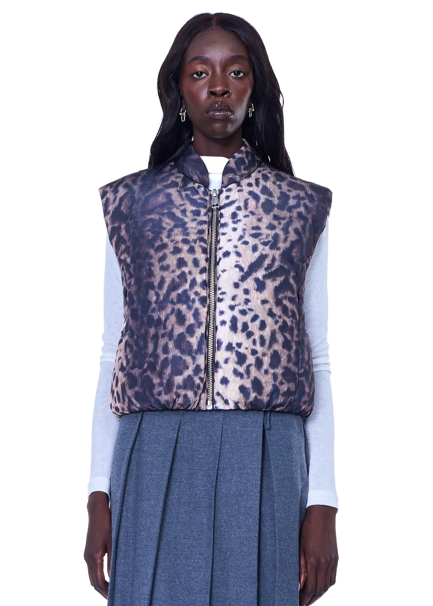 APPARIS Phoenix Leopard Padded Vest