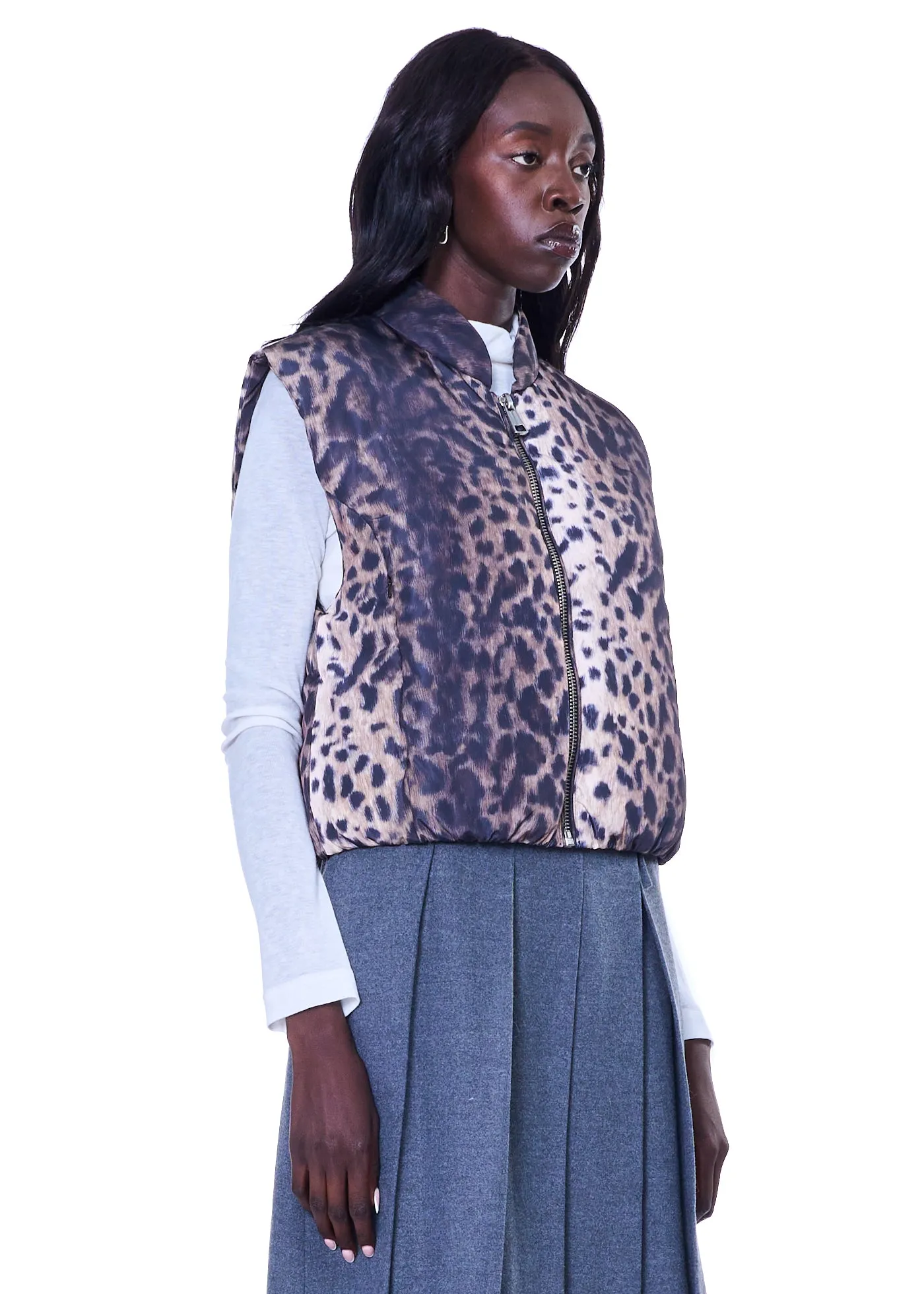 APPARIS Phoenix Leopard Padded Vest