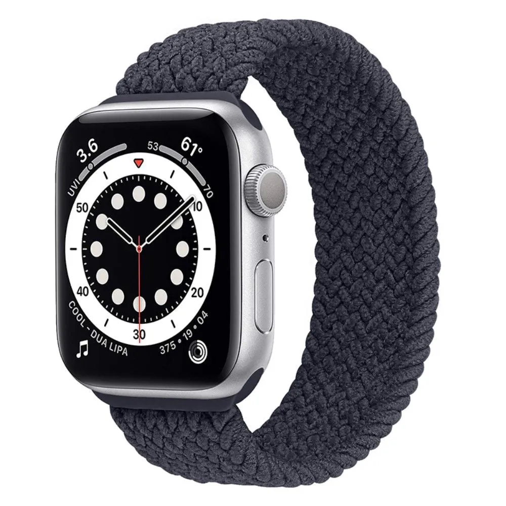 Apple Watch (45mm) elastic watch strap - Charcoal / Size: S