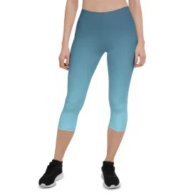 Arctic Sky Ombre Low Waist Capri