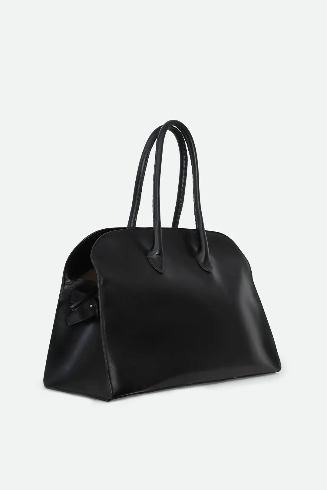 ARDEN HANDBAG IN BLACK ITALIAN LEATHER