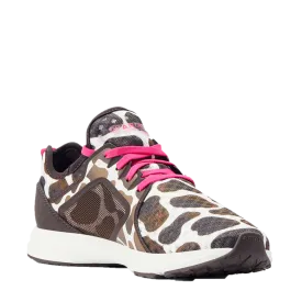 Ariat Ladies Fuse Cow Print Lace Up Sneakers 10044488