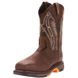 Ariat Men's WorkHog XT Dare 11" Carbon Toe Western Work Boot- Brown - 10024952