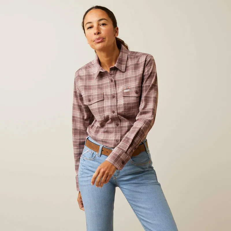 Ariat Women's Rebar Flannel DuraStretch Work Shirt