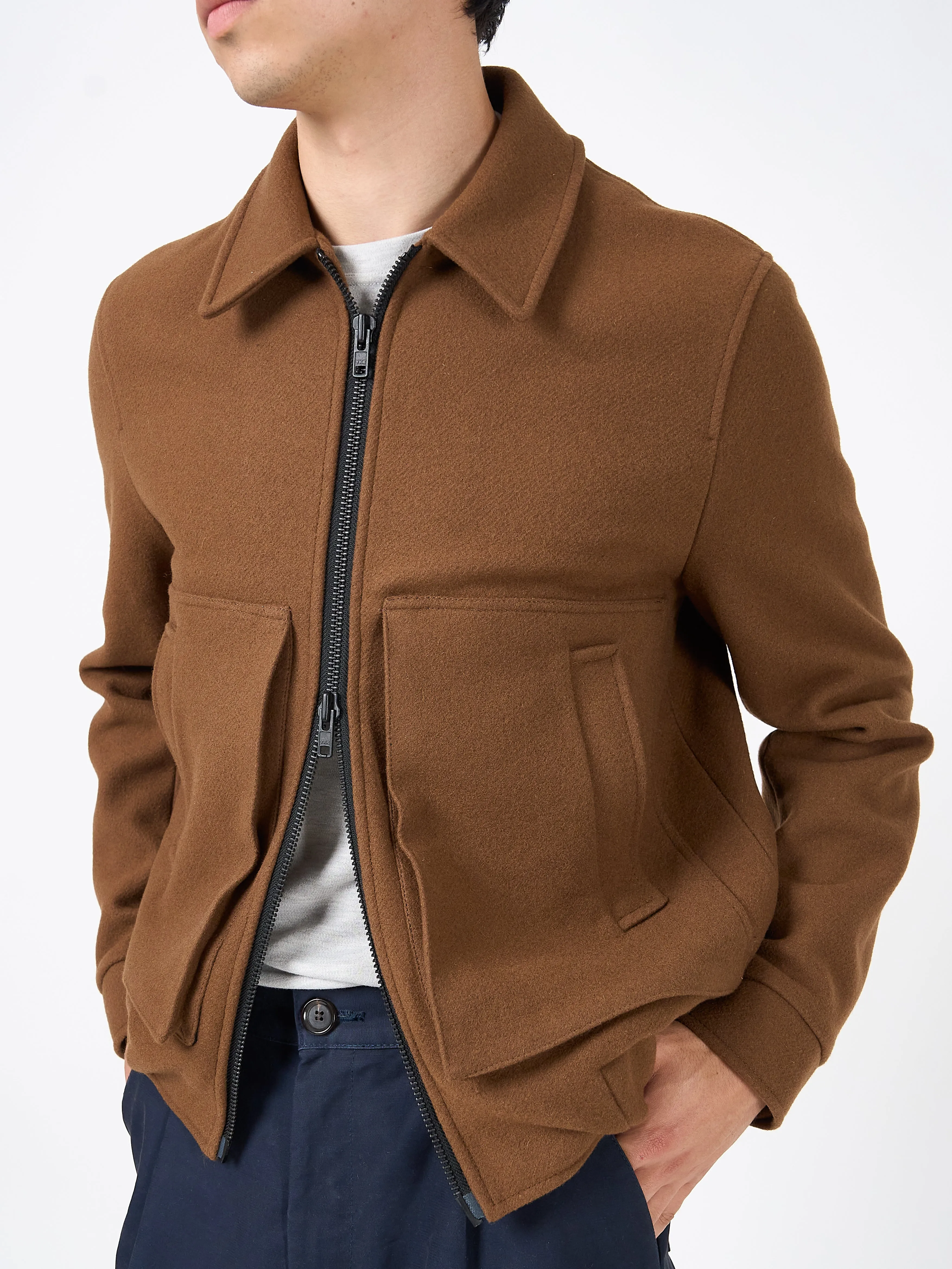 Arlington Bomber Jacket Mosedale Tawny Brown