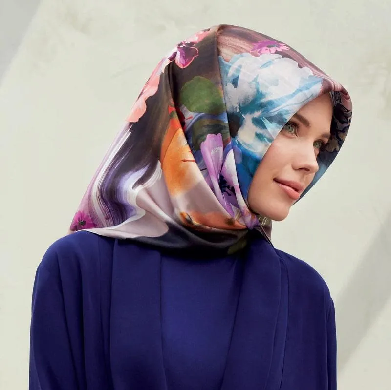 Armine Yani Floral Silk Scarf No. 1