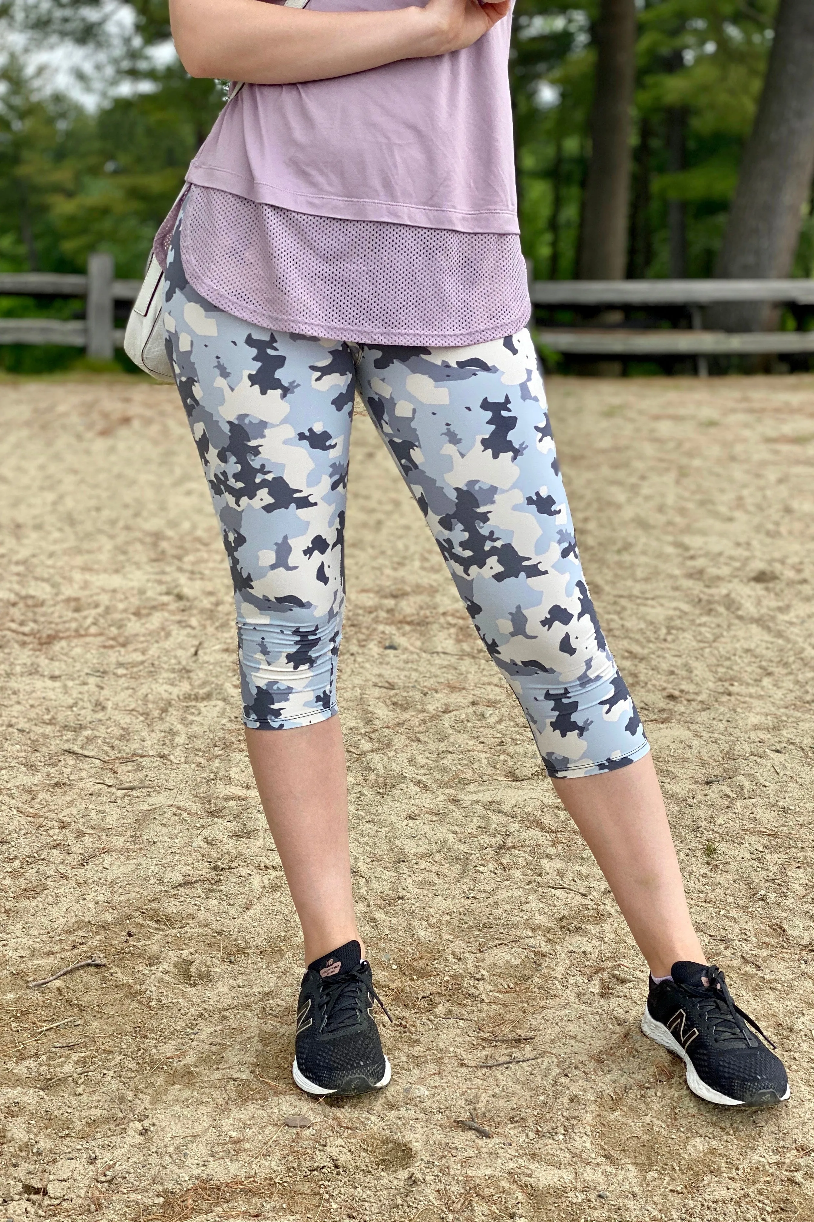 Army Print Capris