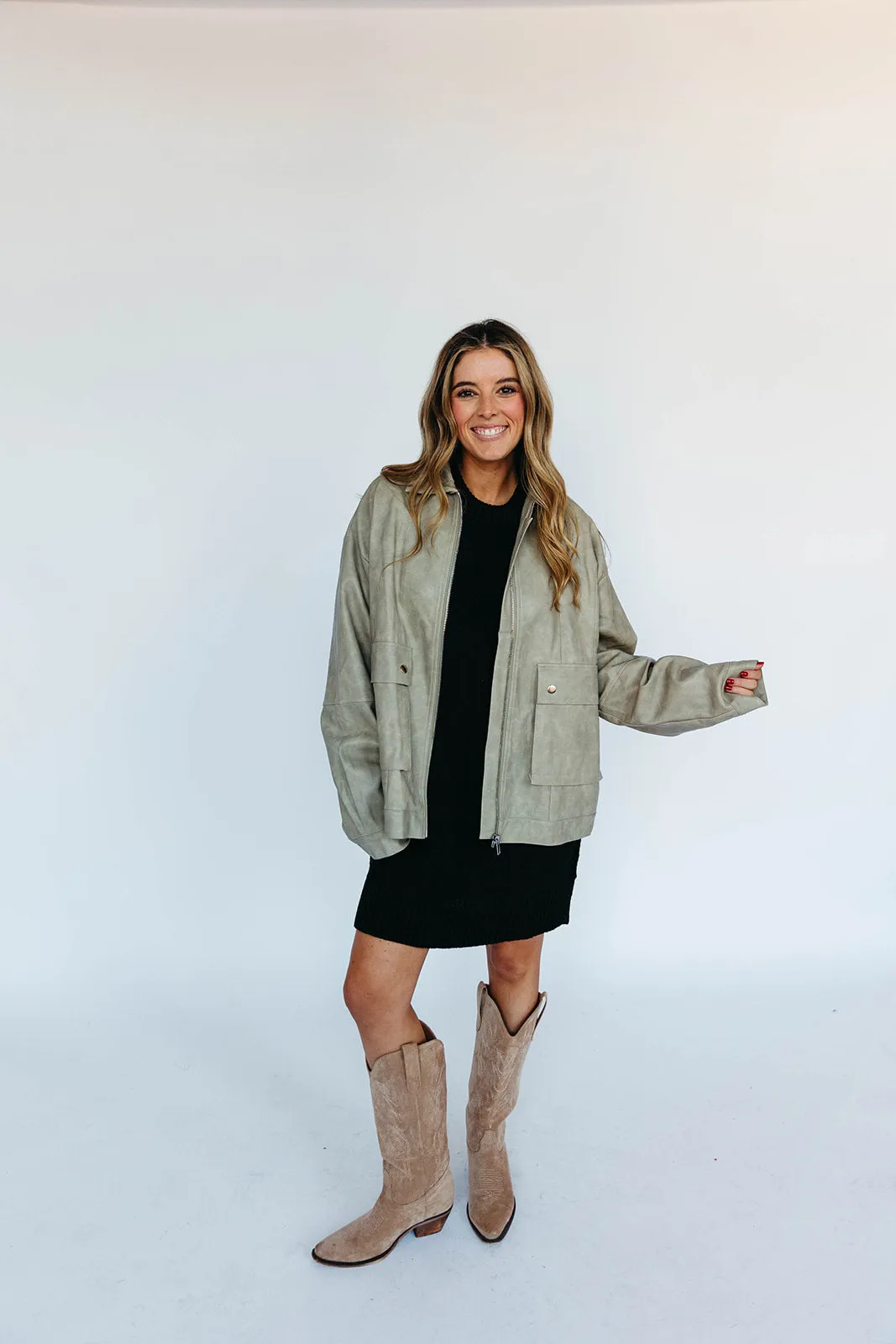 Around The Clock Jacket - Light Olive