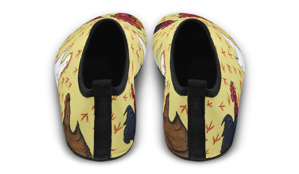 Art Chicken Aqua Barefoot Shoes