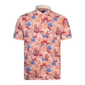 Arthur & Russell Exotic Polo Shirt Peach