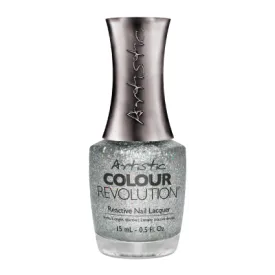 Artistic Colour Revolution, 2303031, Dazzled, Silver Holographic Glitter, 0.5oz