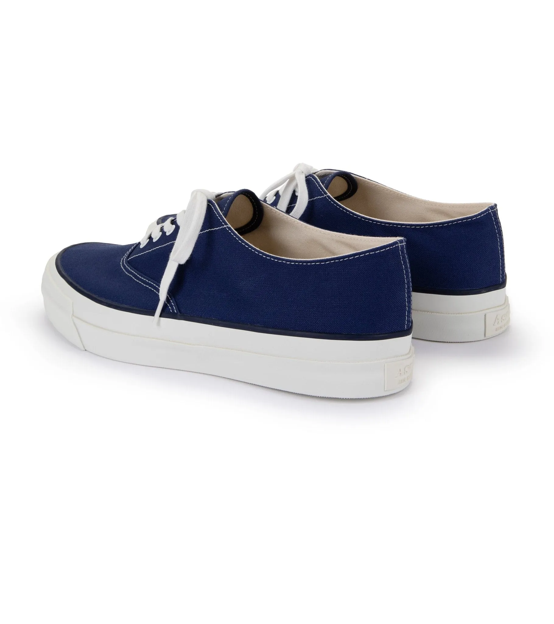 Asahi M014 Canvas Deck Shoes: Navy