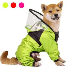 Ashore Shop Pet Dog Waterproof Hooded Raincoat Jacket