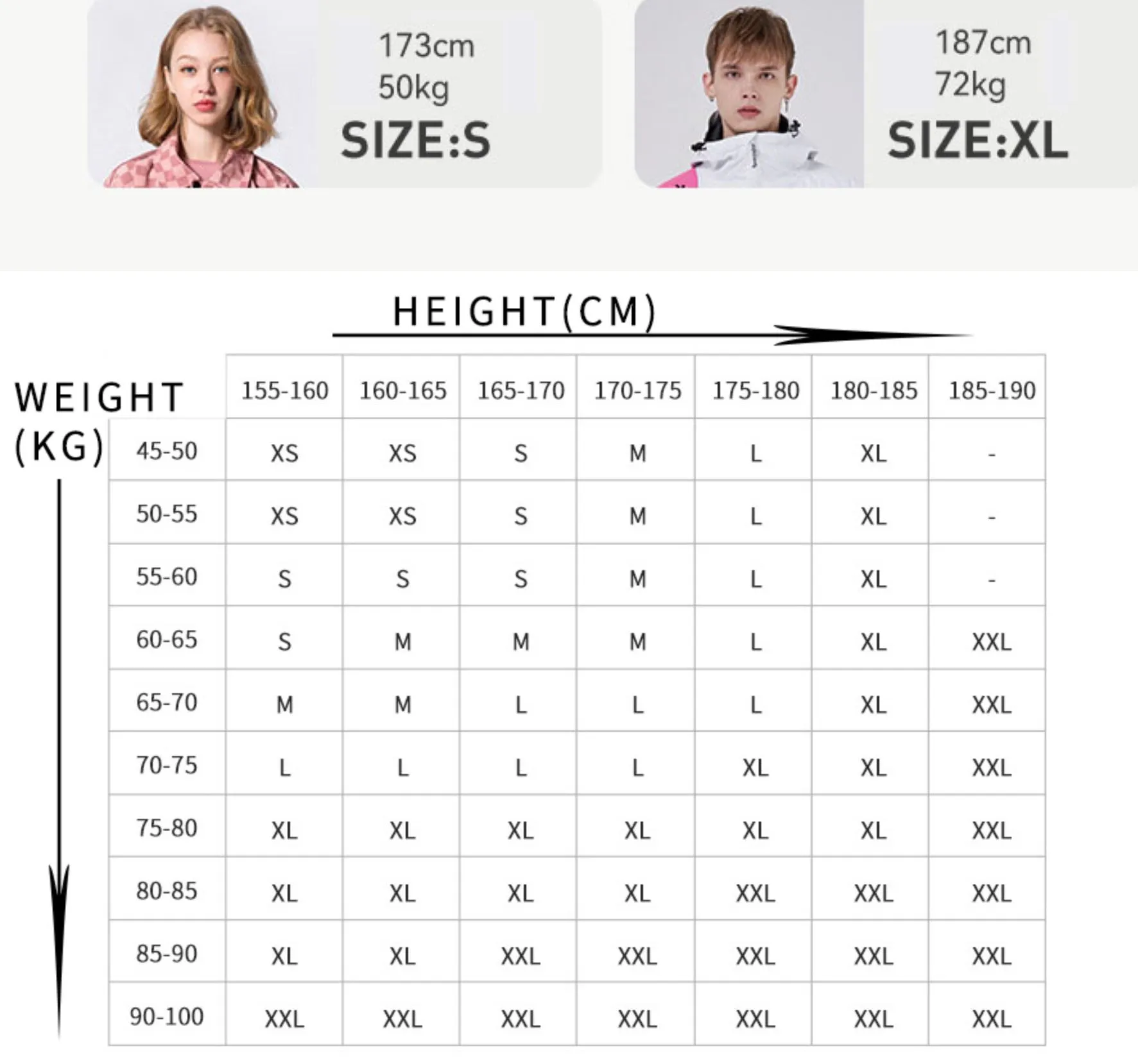 Ashore Ski Shop One-Piece Ski Suit Overalls Women Men Outdoor Snowboard