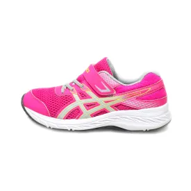 Asics Contend 6 Sport Shoes Leather Pink Colour For Kids