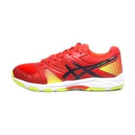 Asics Gel-Domain 4 Sport Shoes Pu Leather Red Colour For Men