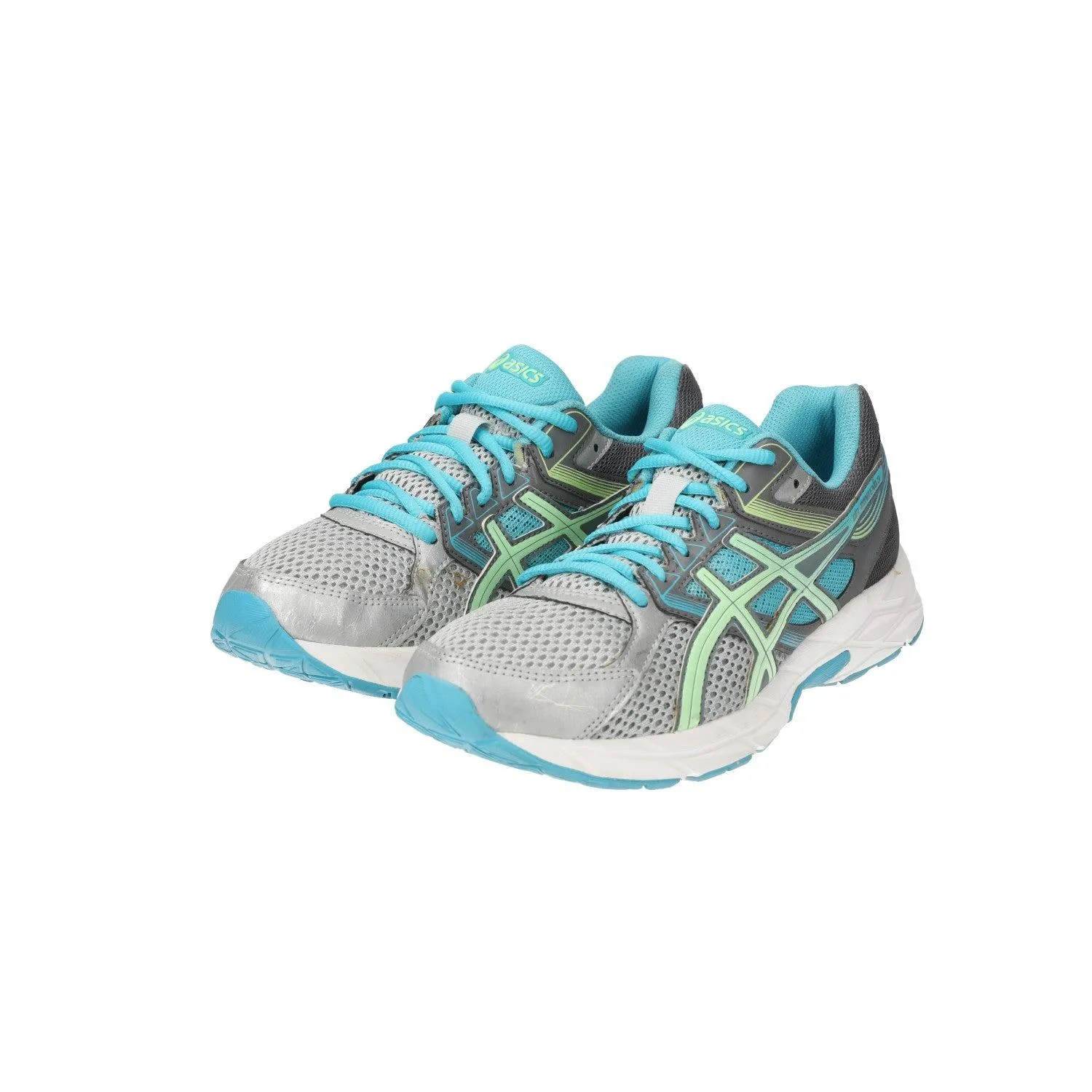 Asics Gelcontend 3 Running Sport Shoes Fabric Blue Colour For Women