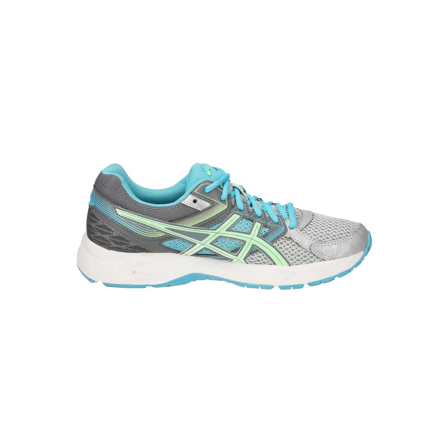 Asics Gelcontend 3 Running Sport Shoes Fabric Blue Colour For Women