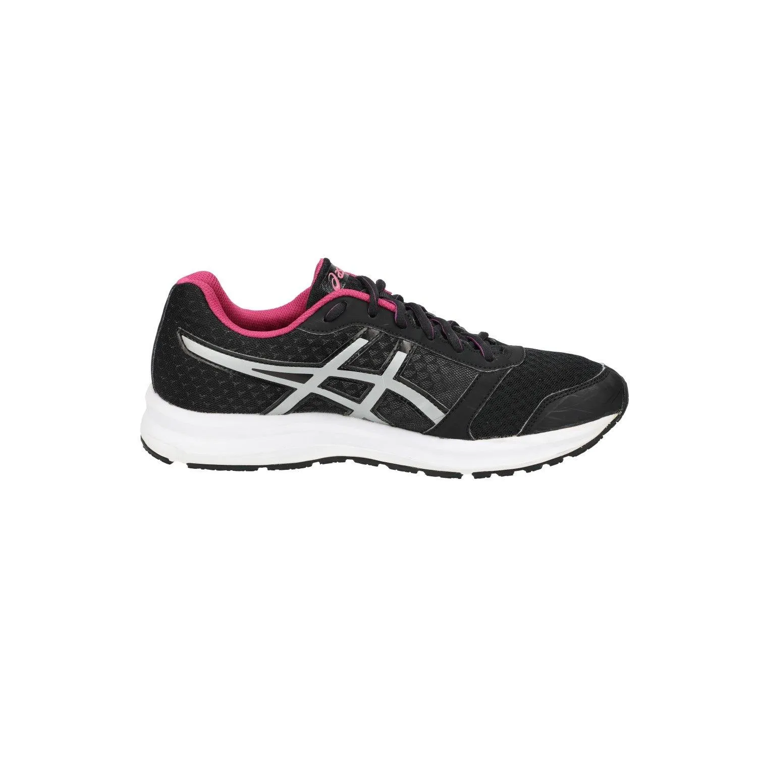 Asics Patriot 8 Running Sport Shoes Fabric Black Colour For Women