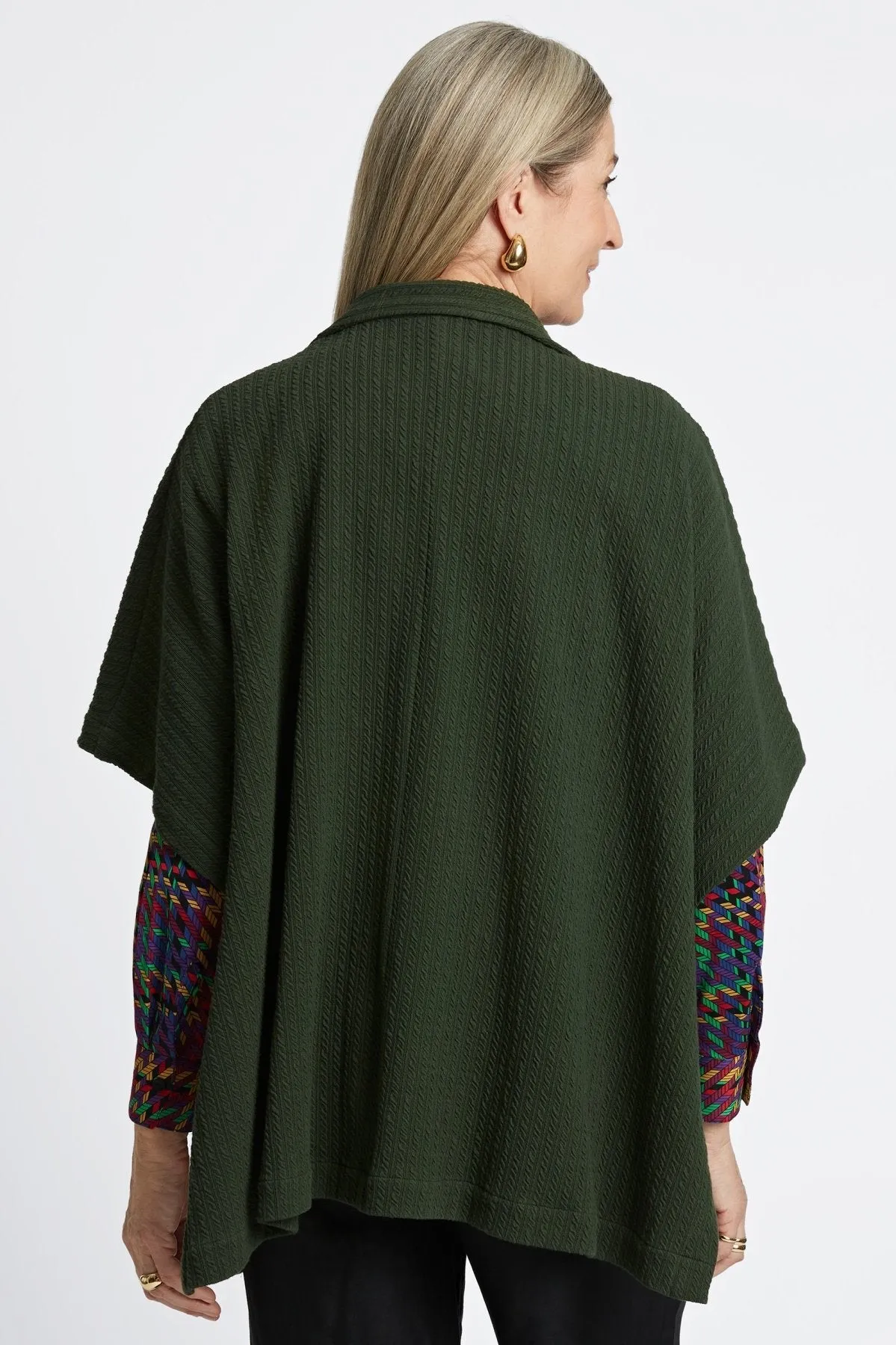 Aspyn Cable Knit Cape Tunic