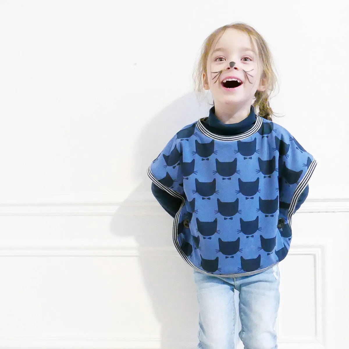 Aster Ponchos - 3/12y - PDF Sewing Pattern