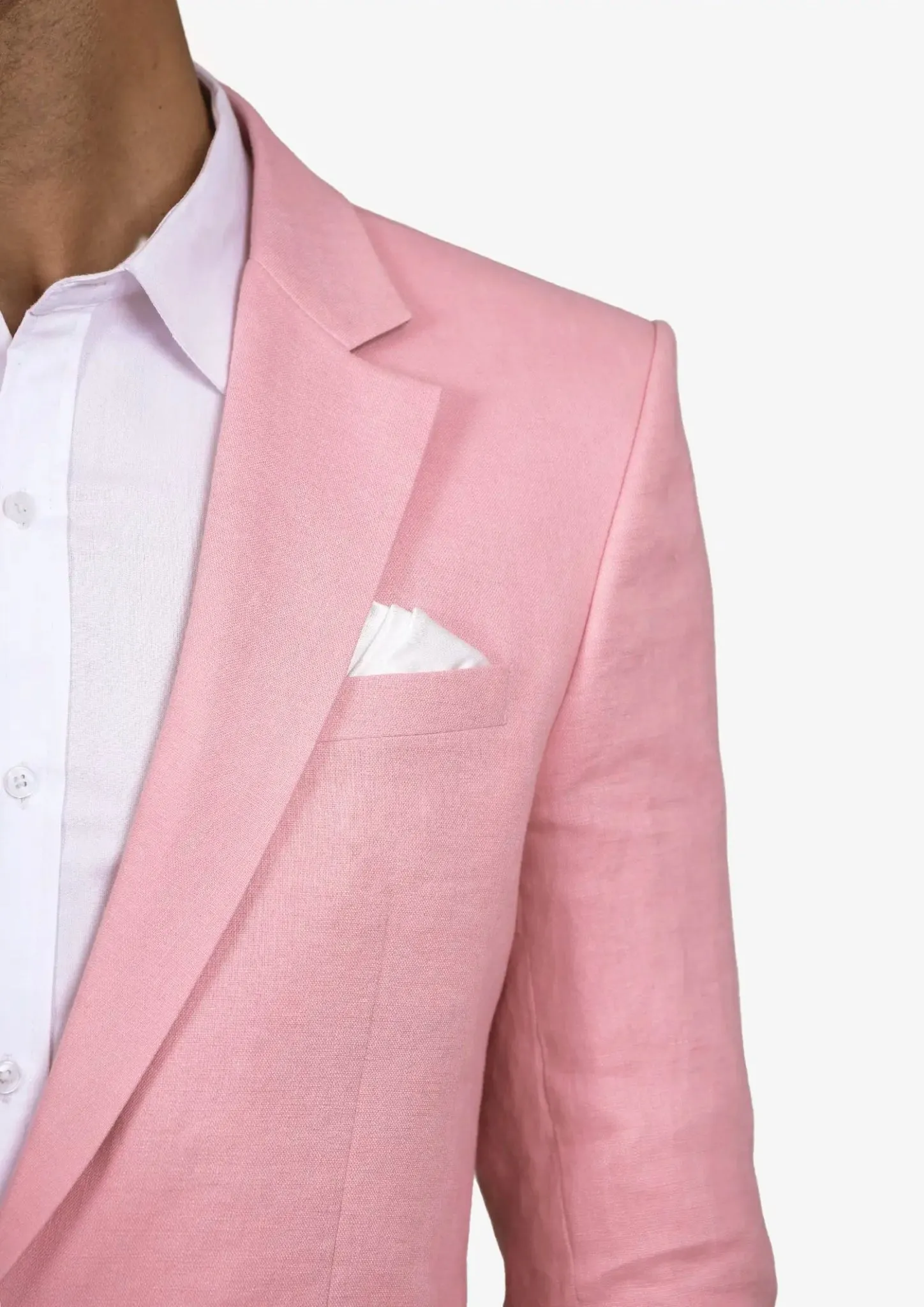 Astor Salmon Linen Jacket