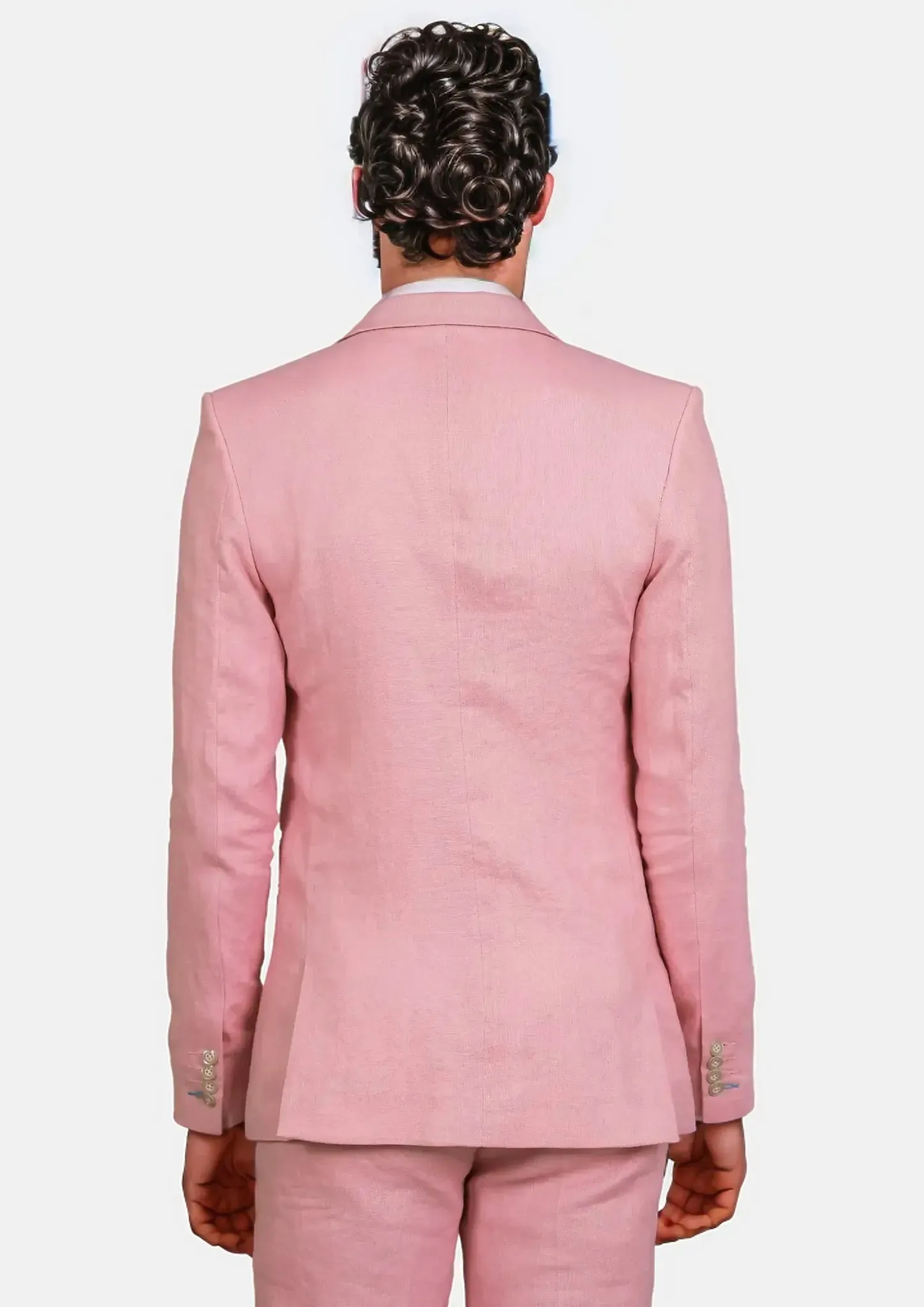 Astor Salmon Linen Jacket