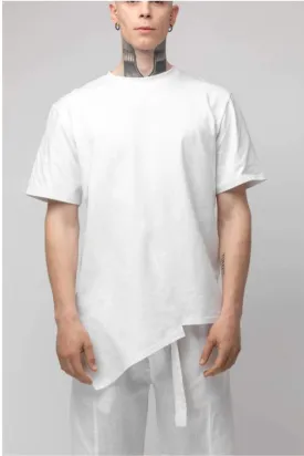 Asymmetric T-shirt White