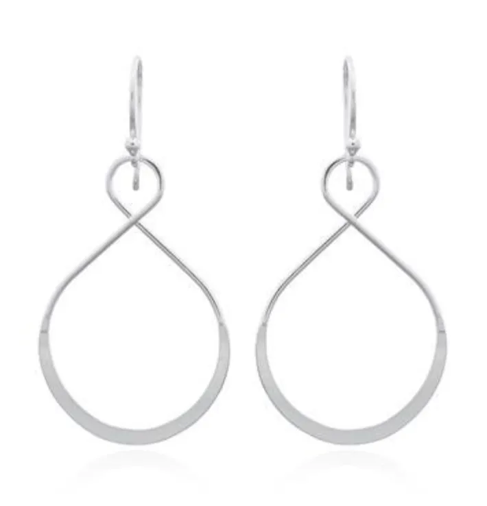 Asymmetrical Infinity Earrings