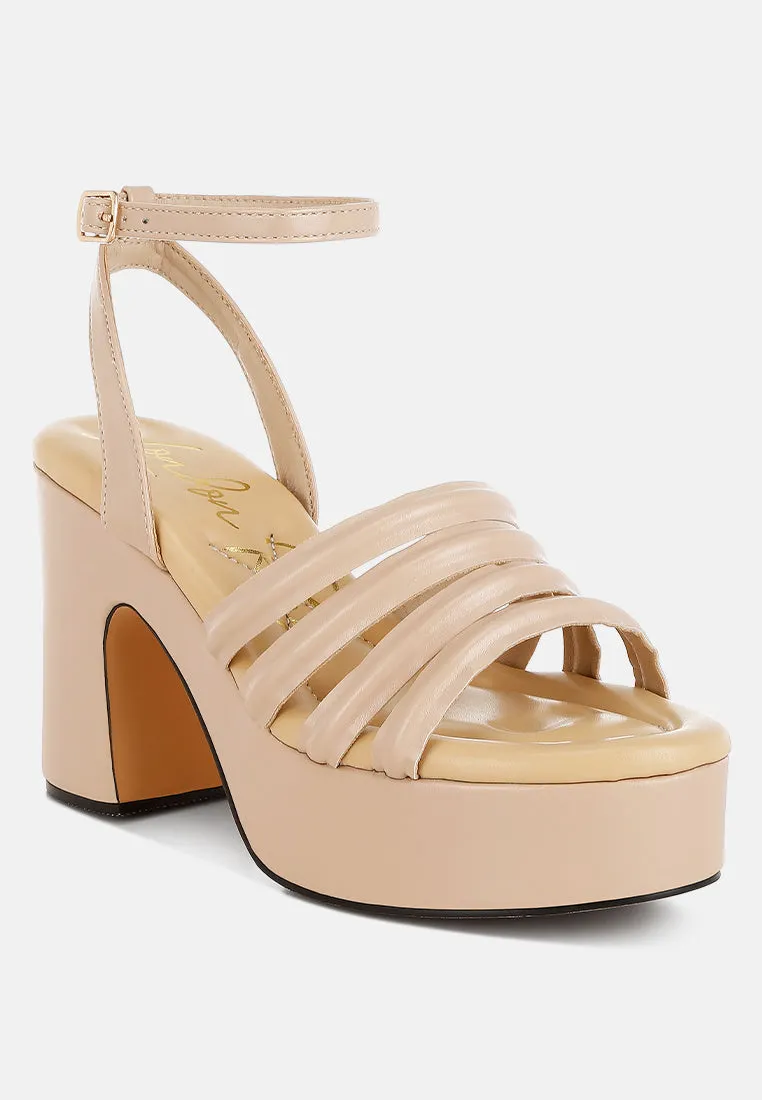 Athla Strappy High Platform Sandals