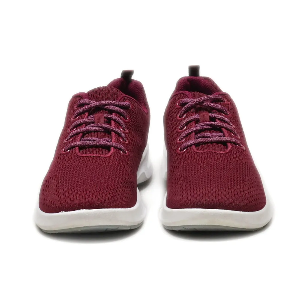 Athletic Sport Shoes Fabric Maroon Colour For Men