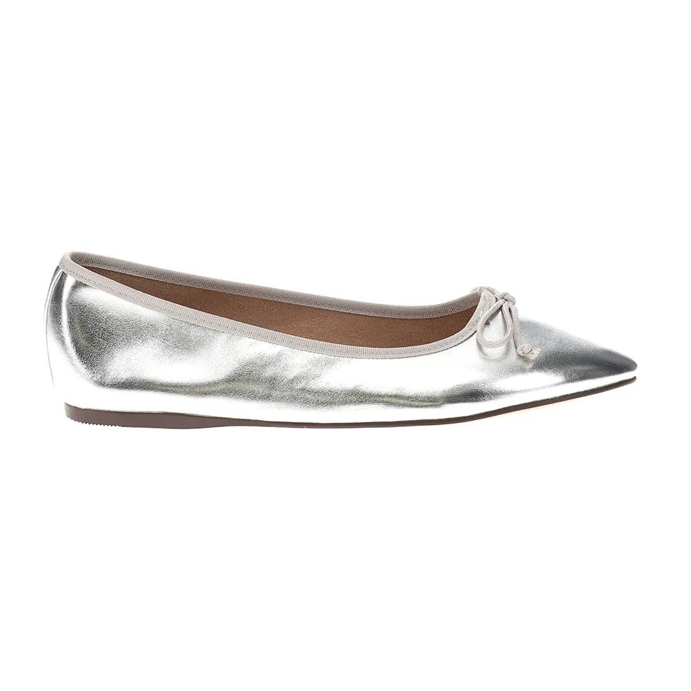 Audrey Metallic Ballet Flats