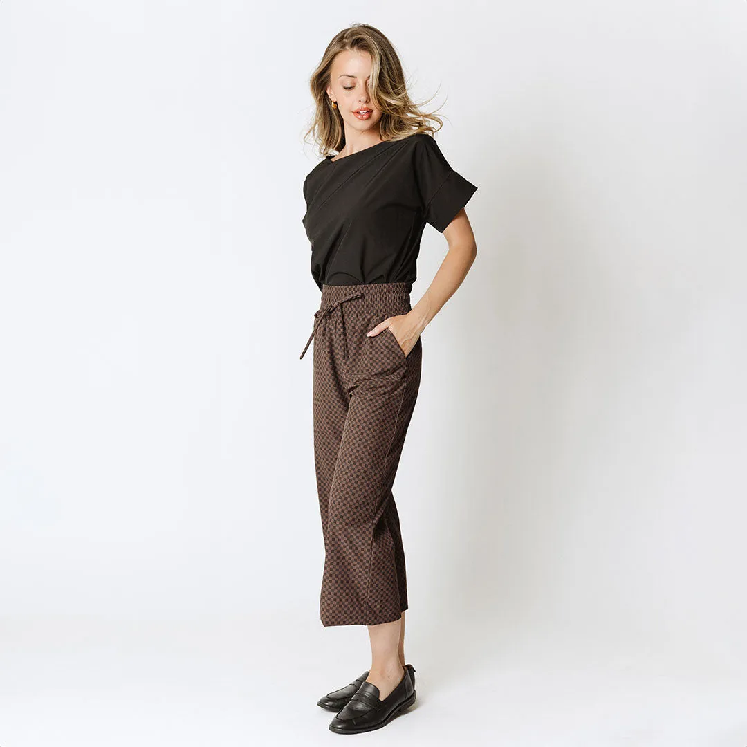 Audrey Wide Leg Pants, Wicker