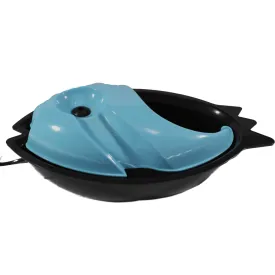 Auto Waterfall Pet Drinking Fountain Bowl - blue