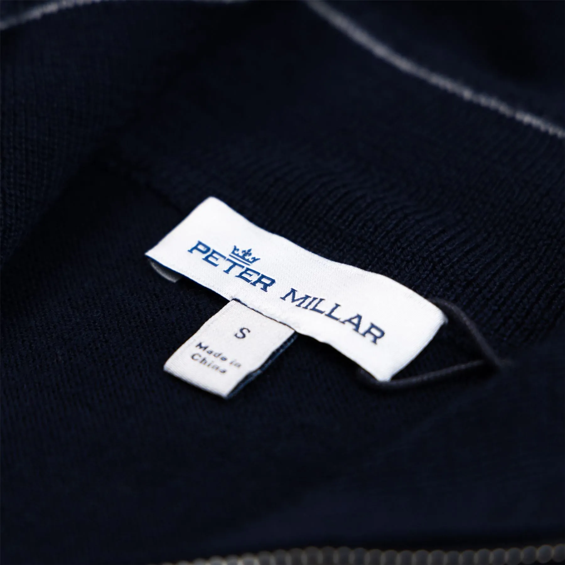 Autumn Crest Quarter Zip Knit Navy - 2024