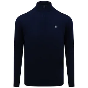 Autumn Crest Quarter Zip Knit Navy - 2024