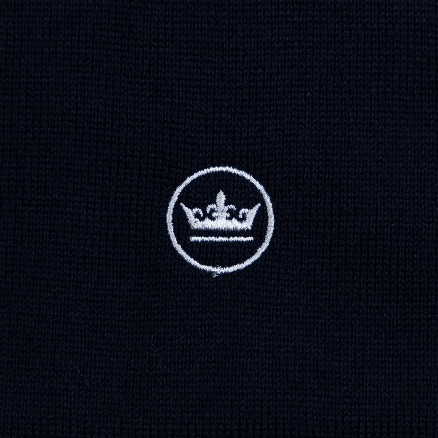 Autumn Crest Quarter Zip Knit Navy - 2024