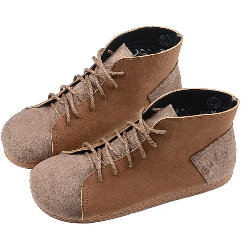 Autumn Handmade Casual Women Short Boots |Gift Shoes