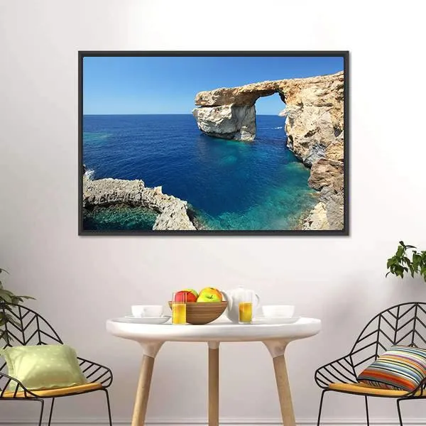 Azure Window Canvas Wall Art