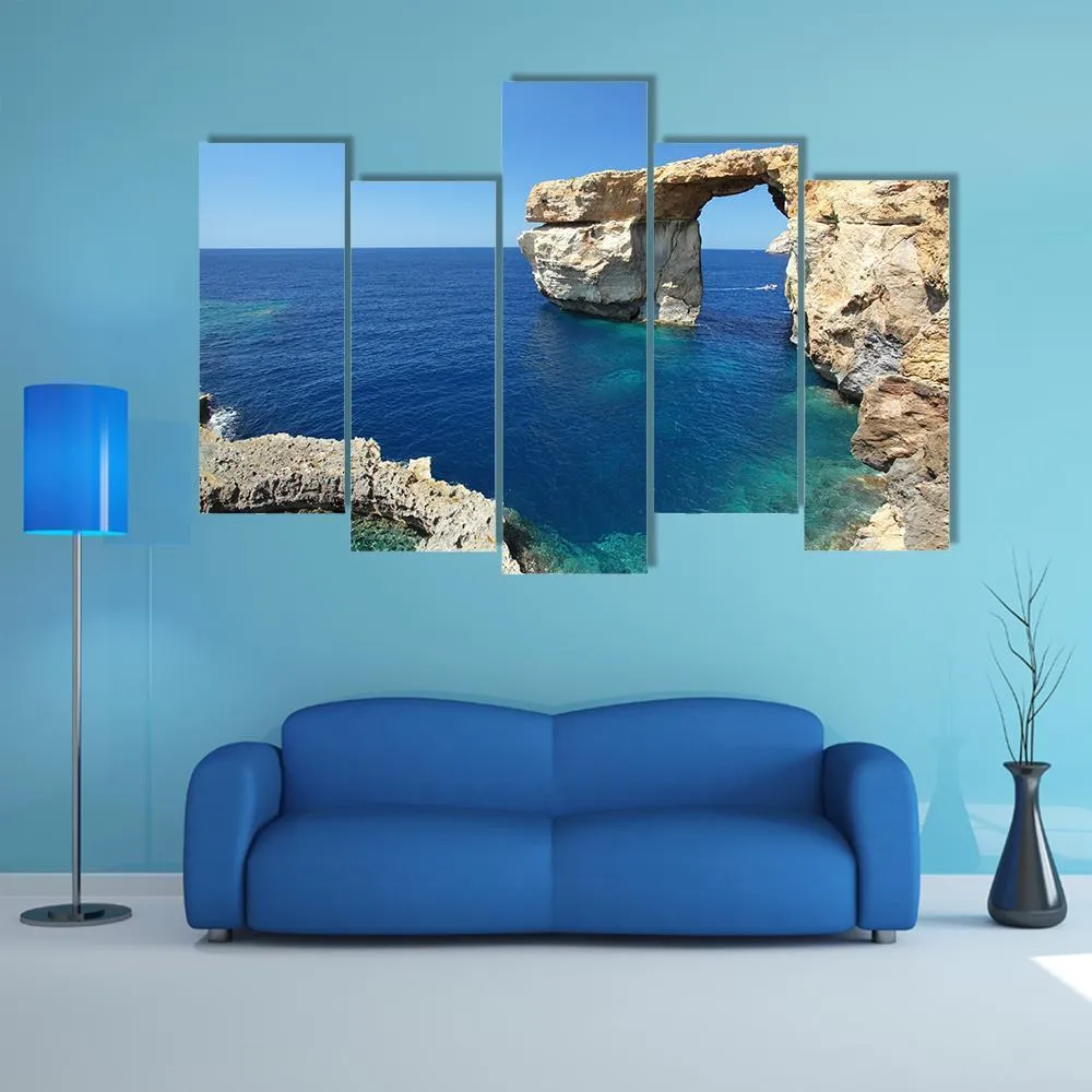 Azure Window Canvas Wall Art