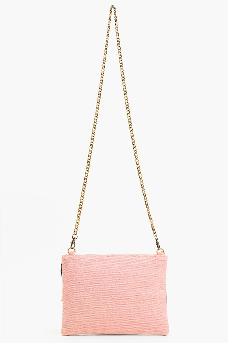 B Floral Crossbody Bag