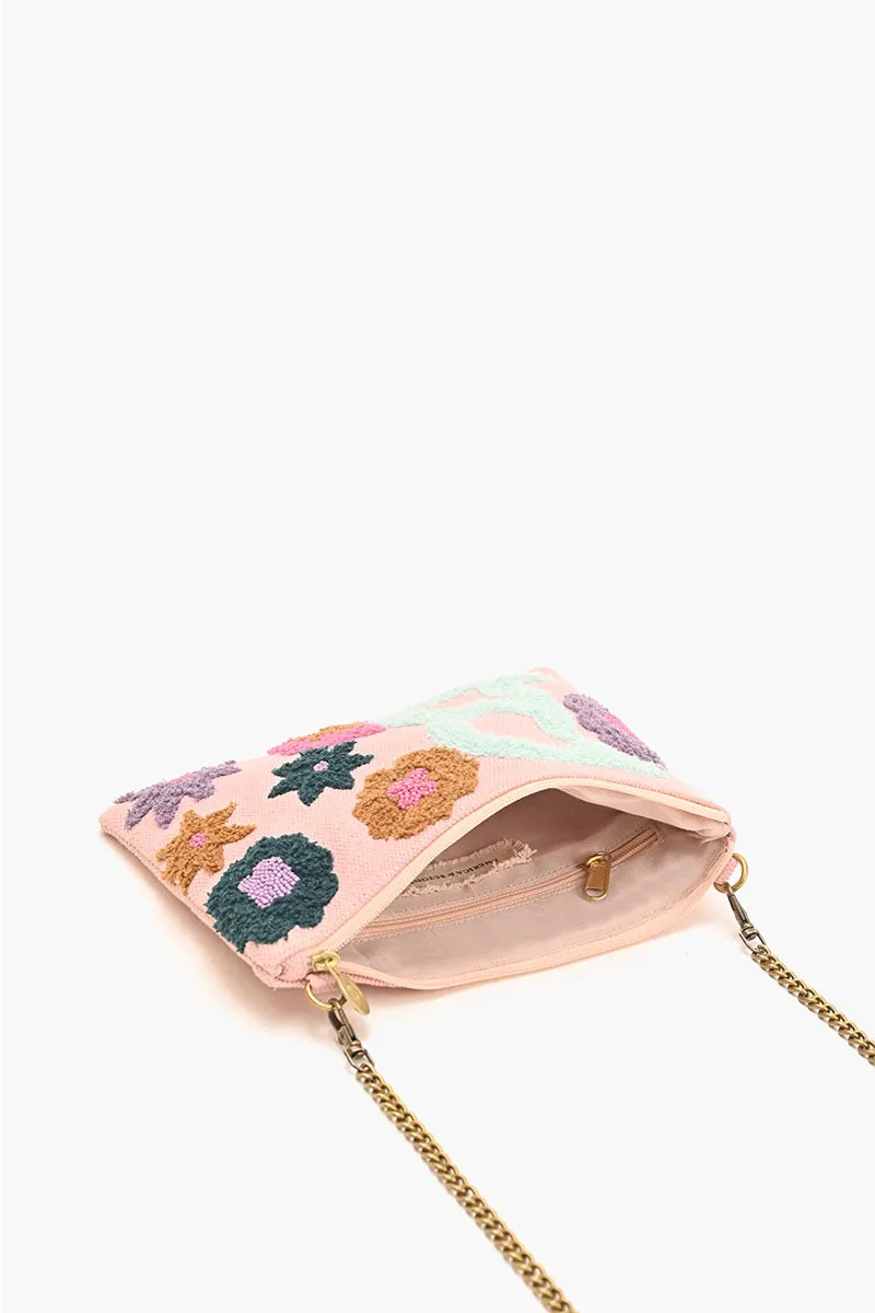 B Floral Crossbody Bag